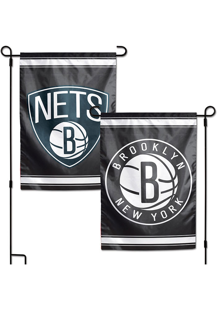Brooklyn Nets 2 Sided Team Logo Garden Flag