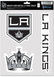 Los Angeles Kings Triple Pack Auto Decal - Silver