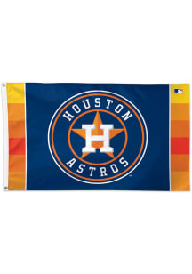 Houston Astros 3x5 ft Blue Silk Screen Grommet Flag