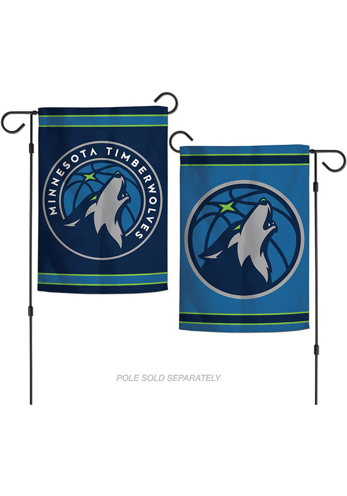 Minnesota Timberwolves 2 Sided Team Logo Garden Flag