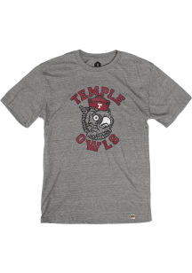 Rally Temple Owls Grey Vault Owl Short Sleeve Fashion T Shirt