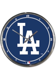 Los Angeles Dodgers Chrome Wall Clock