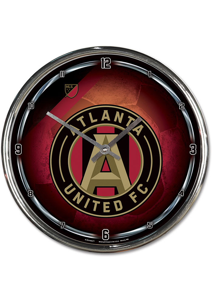 Atlanta United FC Chrome Wall Clock