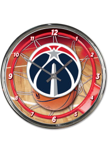 Washington Wizards Chrome Wall Clock