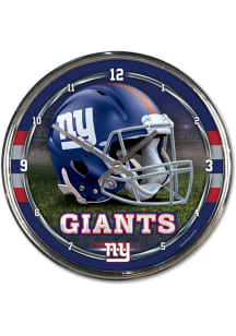 New York Giants Chrome Wall Clock