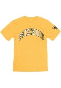 Missouri Tigers Gold Arch Name Short Sleeve Fashion T Shirt