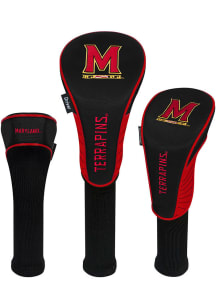 Black Maryland Terrapins 3 Pack Golf Headcover
