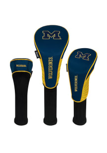 Michigan Wolverines 3 Pack Golf Headcover