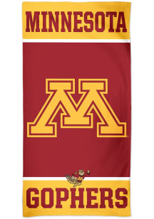 Maroon Minnesota Golden Gophers Spectra Beach Towel