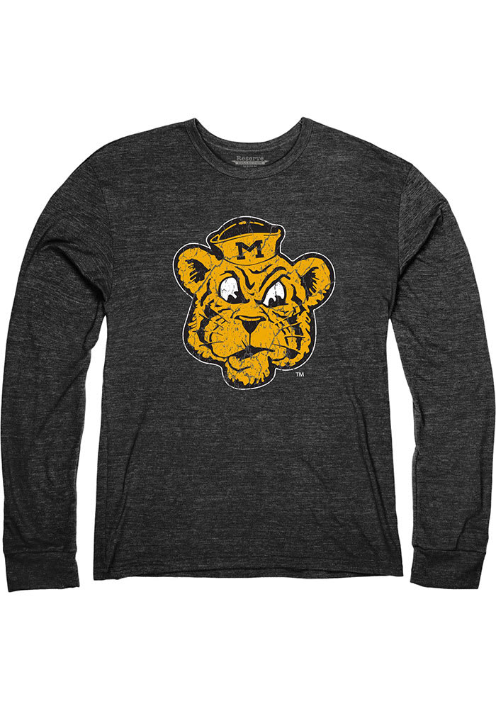 Missouri Tigers Black Triblend Long Sleeve T Shirt
