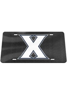 Xavier Musketeers Carbon Fiber Car Accessory License Plate