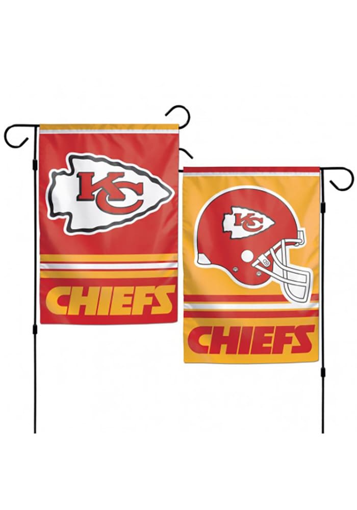 Kansas City Chiefs Kingdom Garden Flag 2 Sided Logo