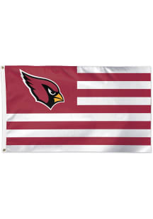 Arizona Cardinals 3x5 American Black Silk Screen Grommet Flag
