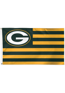 Green Bay Packers 3x5 American Green Silk Screen Grommet Flag