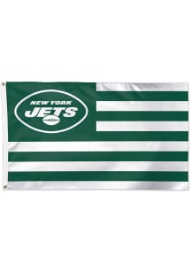 New York Jets 3x5 American Green Silk Screen Grommet Flag