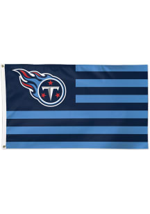 Tennessee Titans 3x5 American Navy Blue Silk Screen Grommet Flag