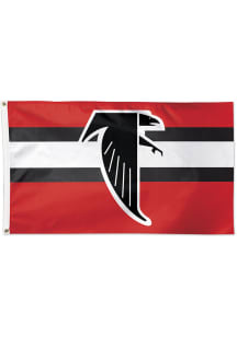 Atlanta Falcons 3x5 Retro Red Silk Screen Grommet Flag