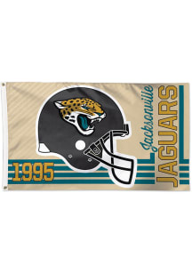Jacksonville Jaguars 3x5 Retro Blue Silk Screen Grommet Flag