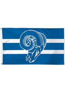 Los Angeles Rams 3x5 Retro Blue Silk Screen Grommet Flag