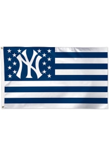 New York Yankees 3x5 Star Stripes Blue Silk Screen Grommet Flag
