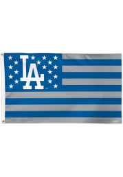 Los Angeles Dodgers 3x5 Star Stripes Blue Silk Screen Grommet Flag