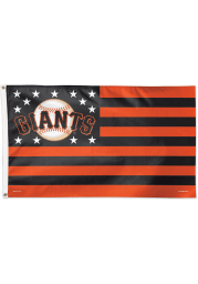 San Francisco Giants 3x5 Star Stripes Orange Silk Screen Grommet Flag
