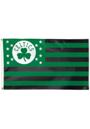 Boston Celtics 3x5 Star Stripes Green Silk Screen Grommet Flag