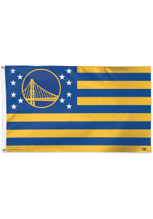Golden State Warriors 3x5 Star Stripes Blue Silk Screen Grommet Flag