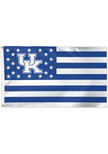 Kentucky Wildcats 3x5 Star Stripes Blue Silk Screen Grommet Flag