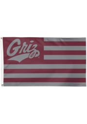 Montana Grizzlies 3x5 Star Stripes Red Silk Screen Grommet Flag