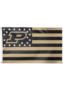 Purdue Boilermakers 3x5 Star Stripes Gold Silk Screen Grommet Flag