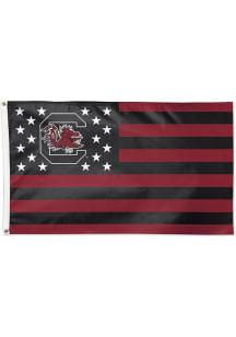 South Carolina Gamecocks 3x5 Star Stripes Red Silk Screen Grommet Flag