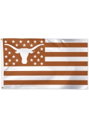 Texas Longhorns 3x5 Star Stripes Burnt Orange Silk Screen Grommet Flag