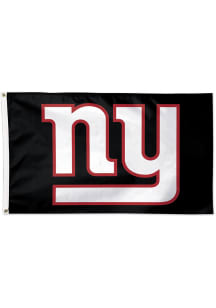 New York Giants 3x5 Black Black Silk Screen Grommet Flag
