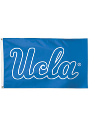 UCLA Bruins 3x5 Blue Blue Silk Screen Grommet Flag