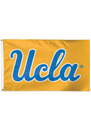 UCLA Bruins 3x5 Gold Gold Silk Screen Grommet Flag