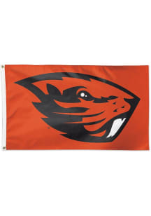 Oregon State Beavers 3x5 Orange Orange Silk Screen Grommet Flag