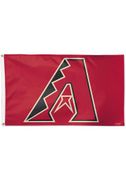 Arizona Diamondbacks 3x5 Red Red Silk Screen Grommet Flag