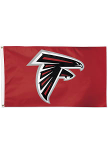 Atlanta Falcons 3x5 Red Red Silk Screen Grommet Flag