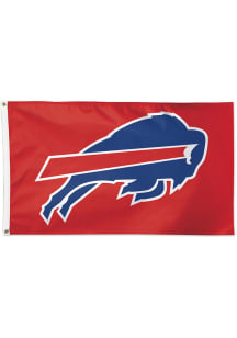 Buffalo Bills 3x5 Red Red Silk Screen Grommet Flag
