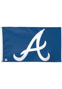 Atlanta Braves 3x5 Red Silk Screen Grommet Flag