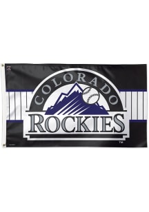 Colorado Rockies 3x5 Purple Silk Screen Grommet Flag
