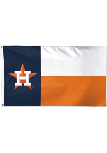 Houston Astros 3x5 Navy Blue Silk Screen Grommet Flag
