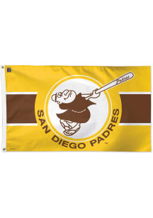 San Diego Padres 3x5 Blue Silk Screen Grommet Flag