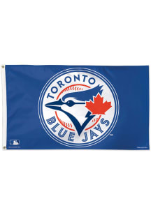 Toronto Blue Jays 3x5 Blue Silk Screen Grommet Flag