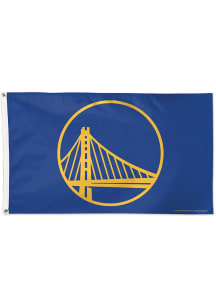 Golden State Warriors 3x5 Blue Silk Screen Grommet Flag