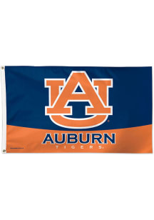 Auburn Tigers 3x5 Blue Silk Screen Grommet Flag