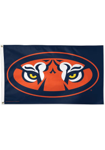 Auburn Tigers 3x5 Tiger Eye Blue Silk Screen Grommet Flag