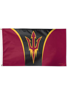 Arizona State Sun Devils 3x5 Maroon Silk Screen Grommet Flag