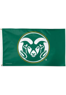 Colorado State Rams 3x5 Green Silk Screen Grommet Flag